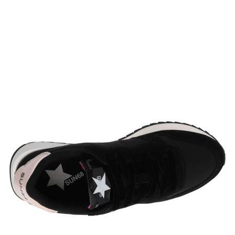 Baskets running noires à talon plat avec un patch de la marque sur la languette - Image 4