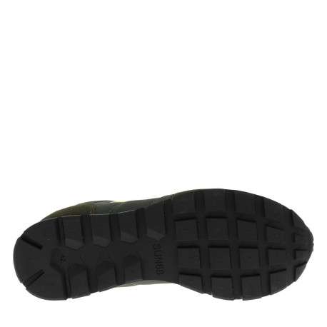 Baskets running kaki à semelle crantée et un logo brodé sur les côtés - Image 5