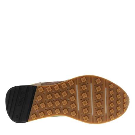 Baskets running beiges à talon plat avec le nom de la marque au talon - Image 5