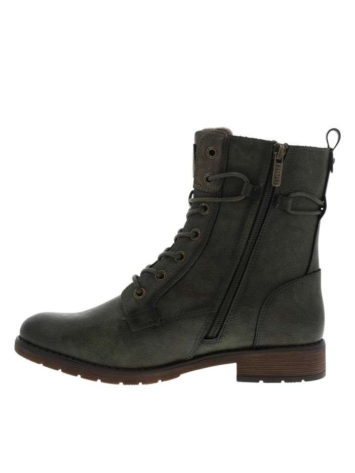 Bottines kaki à talon...