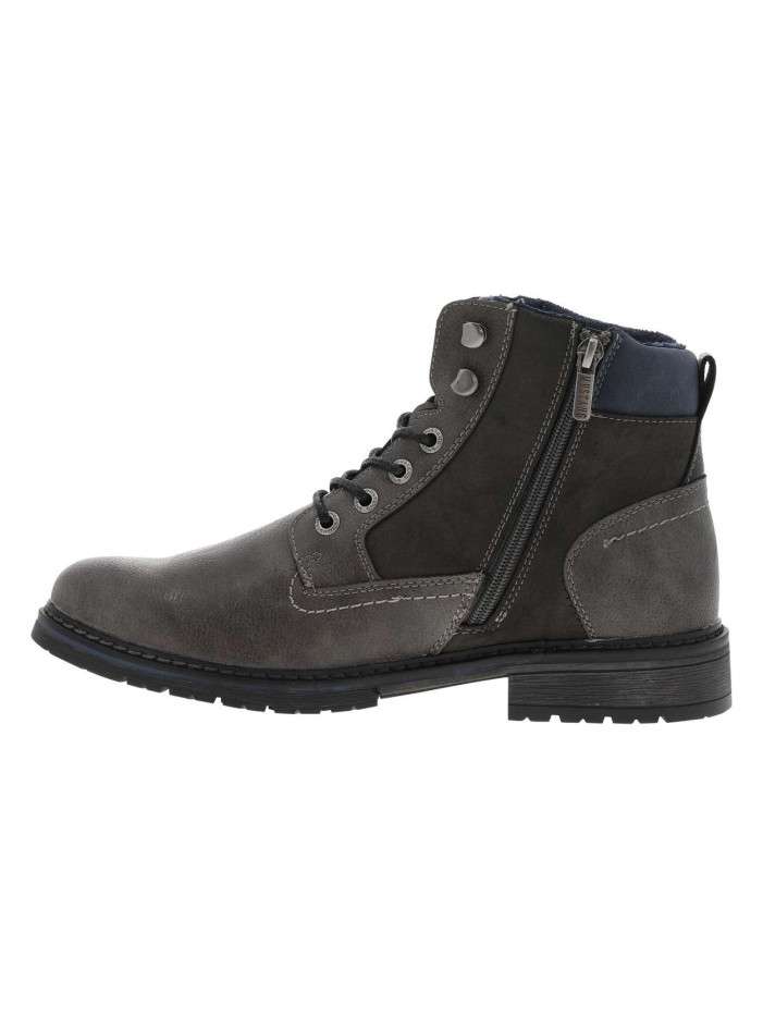 Bottines grises à talon...