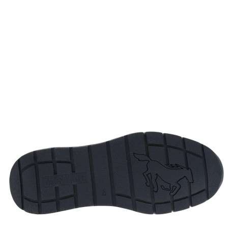 Baskets cognac à talon plat avec des lacets et un zip latéral - Image 5