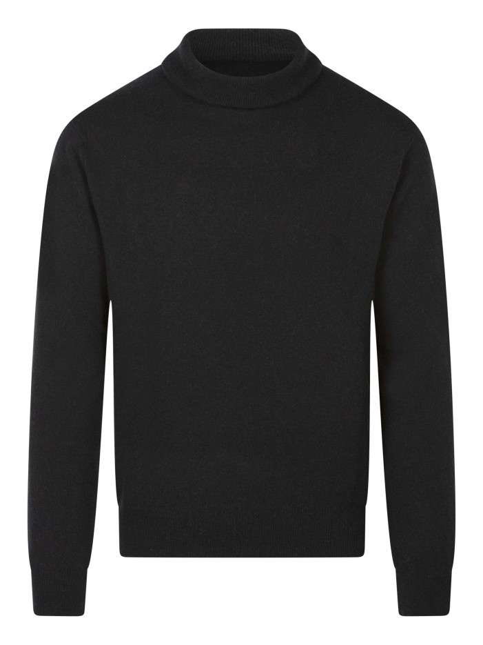 Pull laine cachemire noir...