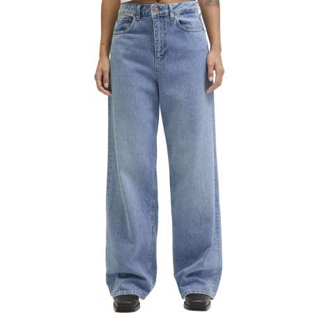 Jean Tokyo en coton bleu pourvu d'une coupe ample et du patch de la marque - Image 2