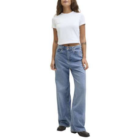 Jean Tokyo en coton bleu pourvu d'une coupe ample et du patch de la marque - Image 5