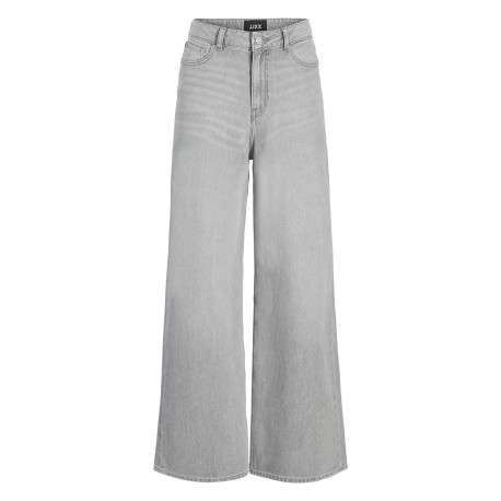 Jean Tokyo en coton gris pourvu d'une coupe ample et du patch de la marque