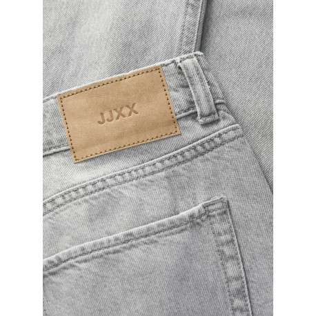 Jean Tokyo en coton gris pourvu d'une coupe ample et du patch de la marque - Image 3