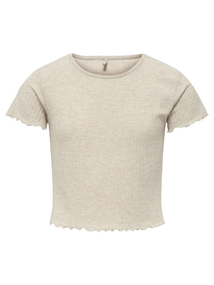 T-shirt beige uni court...