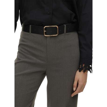 Pantalon chino gris pourvu d'une coupe ample et d'une fermeture zippée - Image 3
