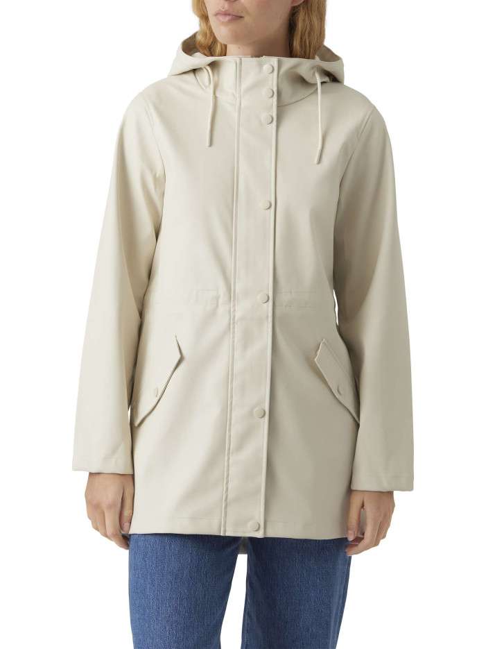Imperméable ciré écru...