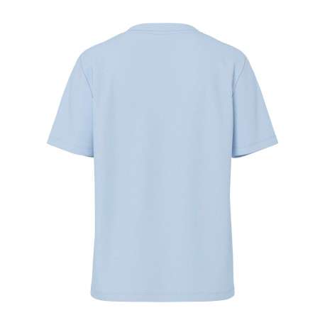 T-shirt en coton biologique ciel uni avec une coupe droite - Image 2