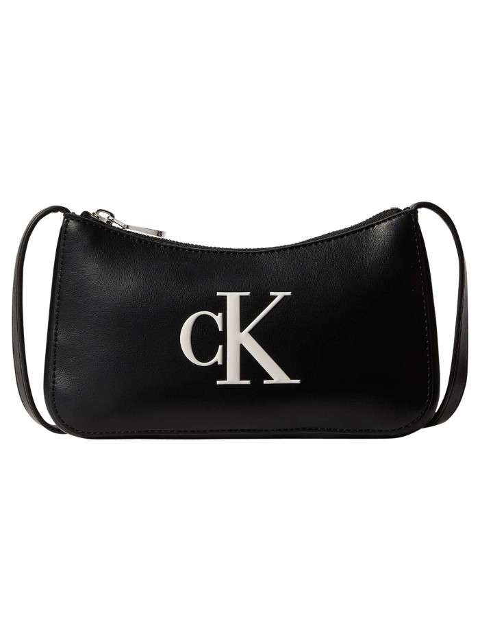 Sac noir uni à zip avec une...