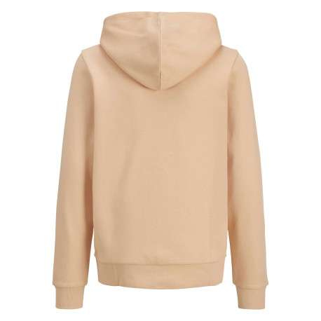 Sweat en coton mélangé pêche à coupe droite orné d'un imprimé de la marque - Image 2