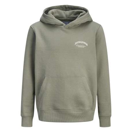 Sweat en coton kaki à coupe droite orné d'un imprimé de la marque