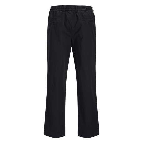 Pantalon Karl Lawrence en coton noir pourvu d'une taille élastiquée - Image 2