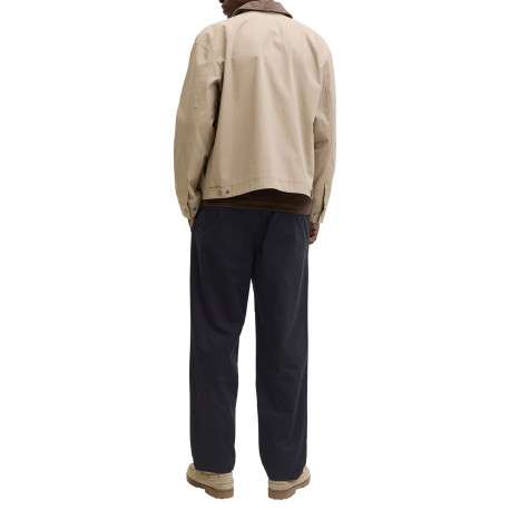 Pantalon Karl Lawrence en coton noir pourvu d'une taille élastiquée - Image 4