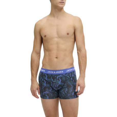 Lot de 3 boxers en coton biologique noirs pourvus du nom de la marque - Image 2
