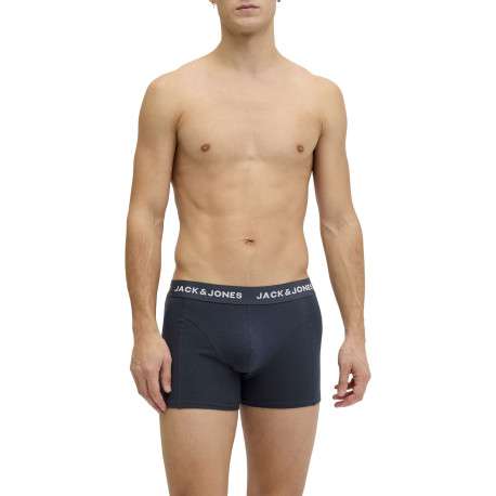 Lot de 3 boxers en coton biologique noirs pourvus du nom de la marque - Image 5
