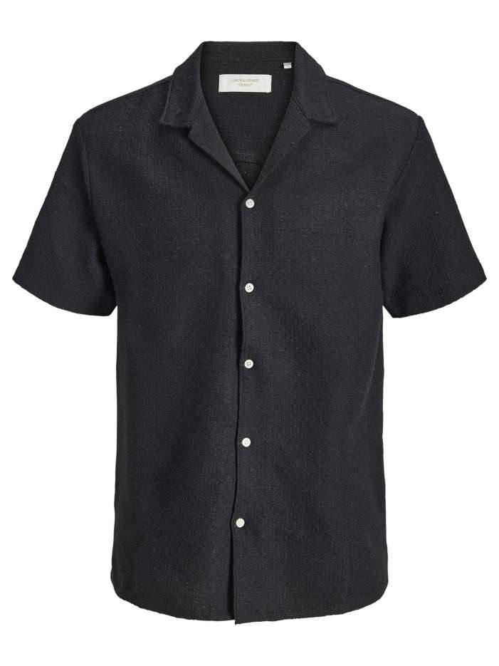 Chemise noire en crochet...