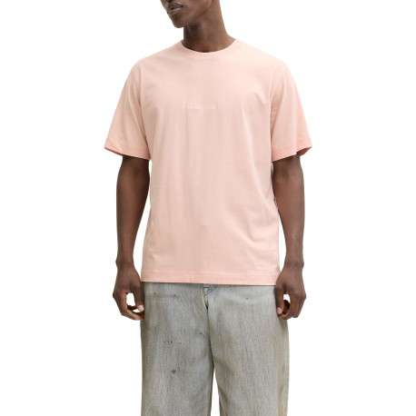 T-shirt en coton rose pourvu d'un col rond et de manches courtes - Image 5