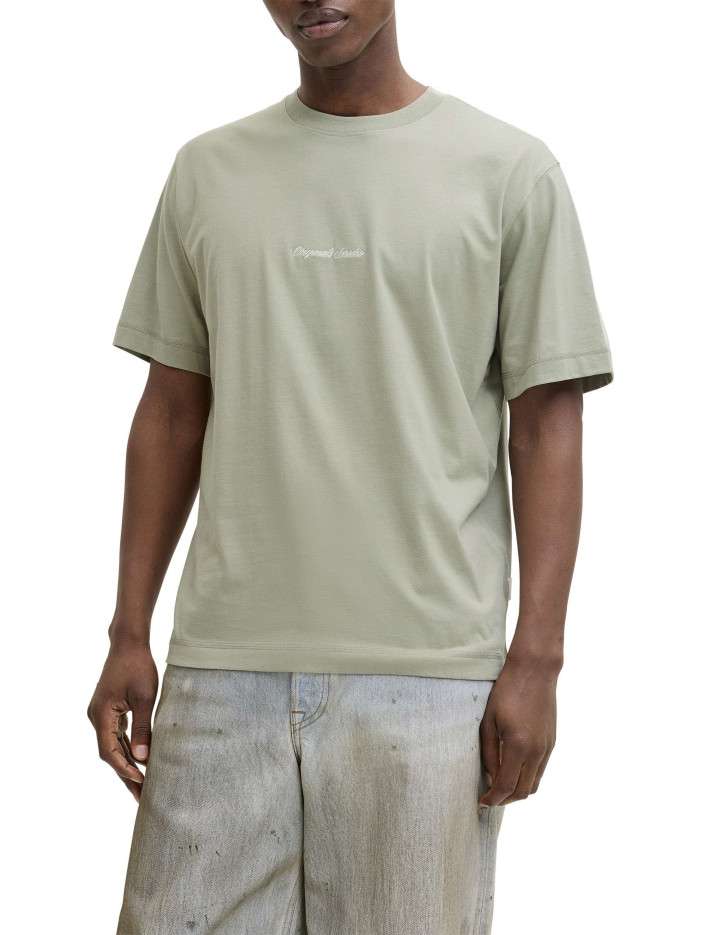 T-shirt en coton kaki...