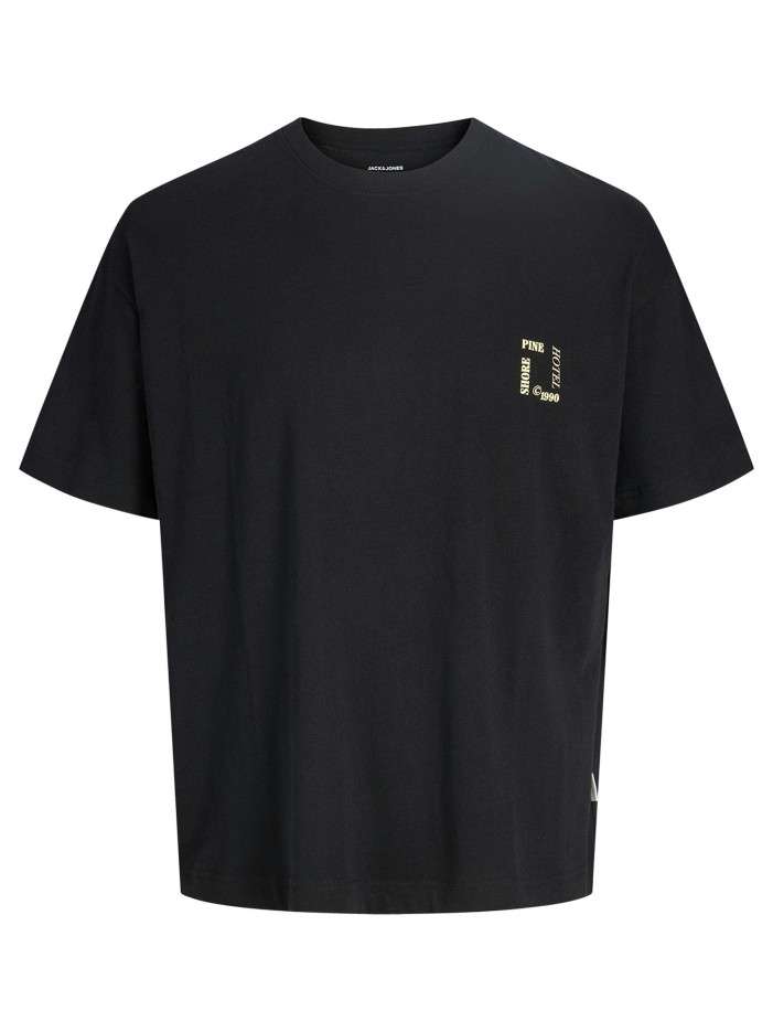 T-shirt en coton noir...
