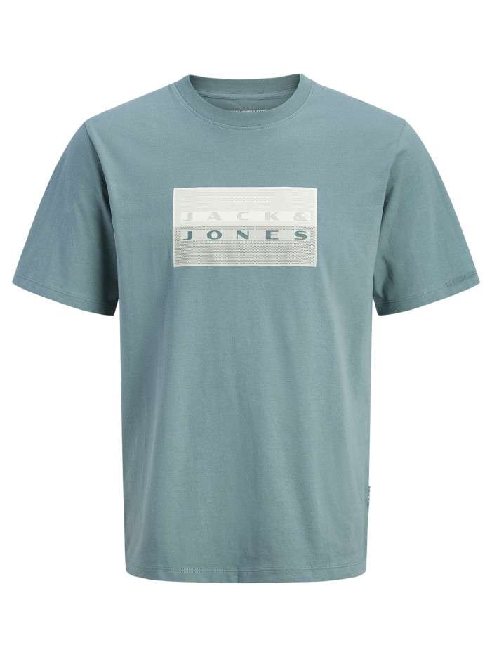 T-shirt en coton vert à...
