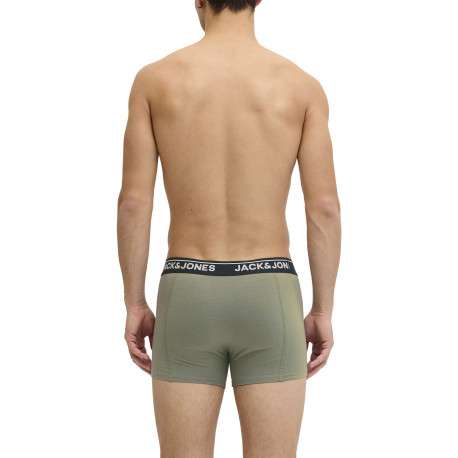 Lot de 3 boxers en coton biologique multicolores pourvus du nom de la marque - Image 3