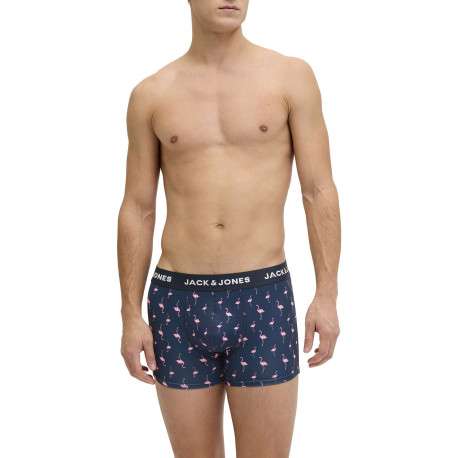 Lot de 3 boxers multicolores imprimés pourvus du nom de la marque - Image 2
