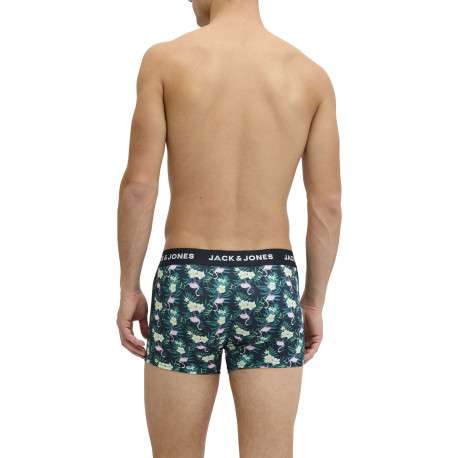 Lot de 3 boxers multicolores imprimés pourvus du nom de la marque - Image 3