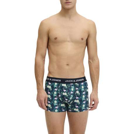 Lot de 3 boxers multicolores imprimés pourvus du nom de la marque - Image 4