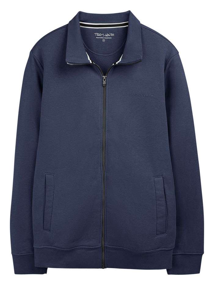 Sweat bleu foncé uni avec...