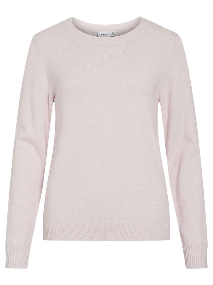 Pull rose uni avec une...
