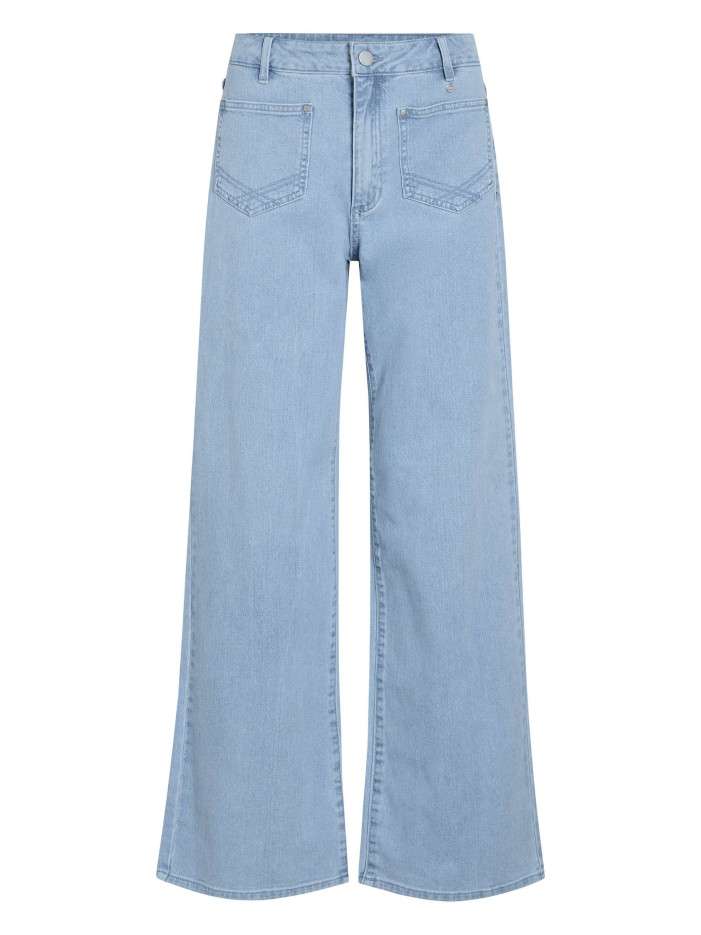 Jean en coton stone uni...