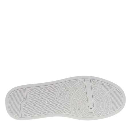 Tennis sable en cuir et doux au toucher avec un talon plateau et des lacets - Image 5