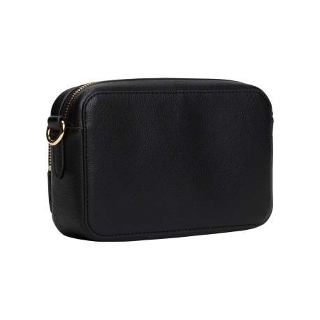 Sacoche noire pourvue d'une bandoulière amovible et du logo de la marque - Image 2