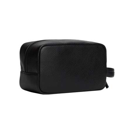 Trousse noire pourvue d'un motif en relief et du nom de la marque - Image 2