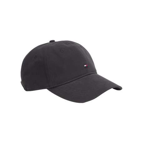 Casquette en coton biologique anthracite pourvue d'une fermeture strapback