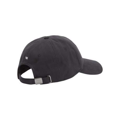 Casquette en coton biologique anthracite pourvue d'une fermeture strapback - Image 2