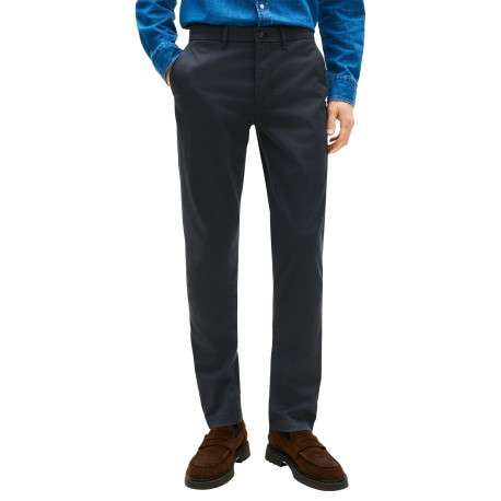Pantalon chino Bleecker en coton mélangé marine pourvu d'une coupe slim - Image 2