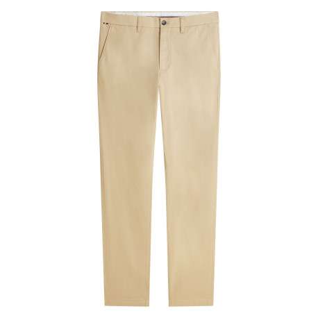 Pantalon chino Bleecker en coton mélangé beige pourvu d'une coupe slim