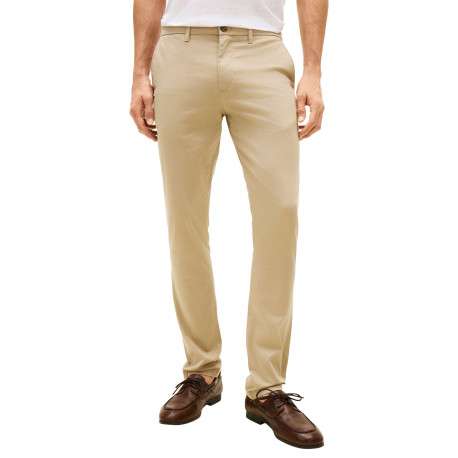 Pantalon chino Bleecker en coton mélangé beige pourvu d'une coupe slim - Image 2