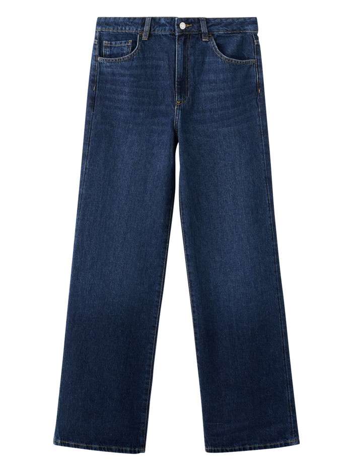 Jean en coton indigo avec...