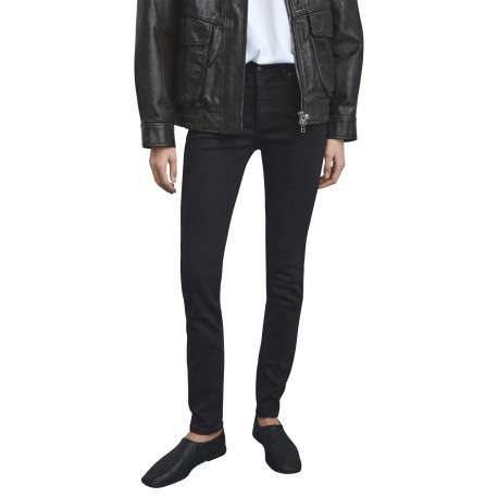 Jean en anthracite légèrement délavé avec une coupe slim et 5 poches - Image 5