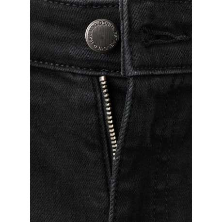 Jean en anthracite légèrement délavé avec une coupe slim et 5 poches - Image 7