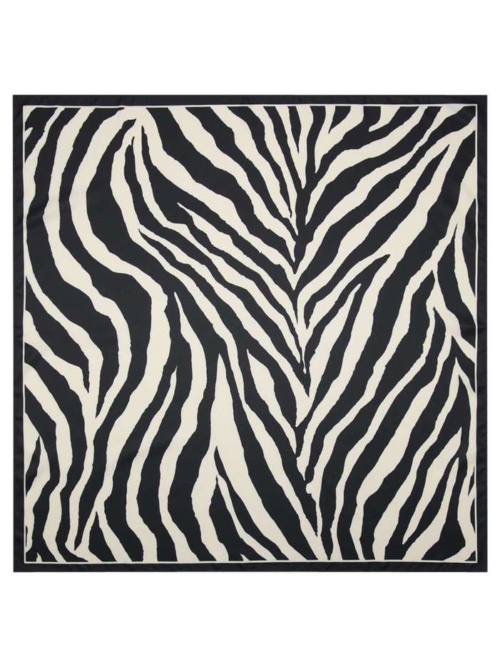 Foulard noir et blanc...