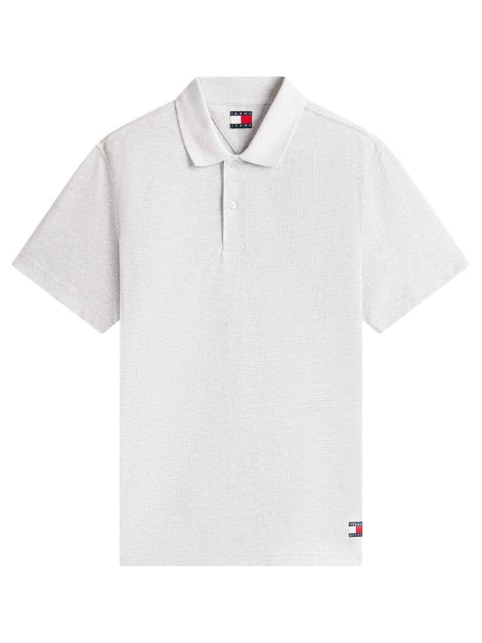 Polo gris uni avec une...