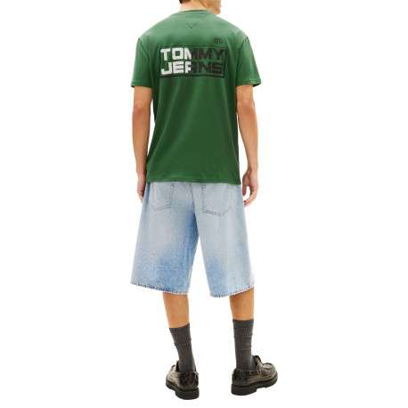 T-shirt en coton sapin imprimé avec une coupe droite et un col rond - Image 3