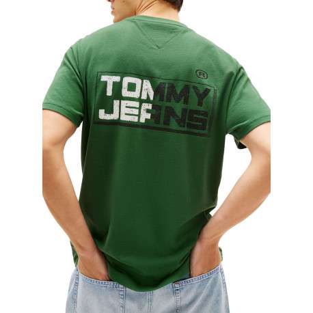 T-shirt en coton sapin imprimé avec une coupe droite et un col rond - Image 5