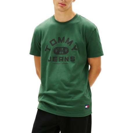 T-shirt en coton sapin imprimé avec une coupe droite et un col rond - Image 2